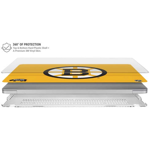 NHL Boston Bruins Solid Background MacBook Air 15in (2023-2025) Case plus Skin